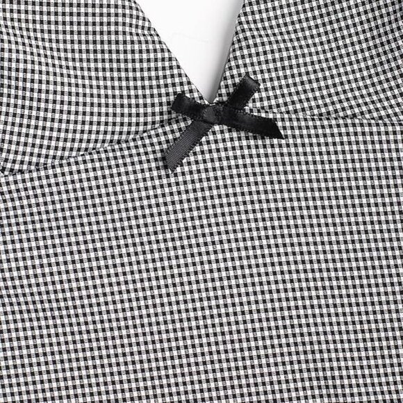 Y2K Reversible Gingham Bowknot Tankini Set 🖤 Seamoly Size Small NWT - Picture 4 of 6